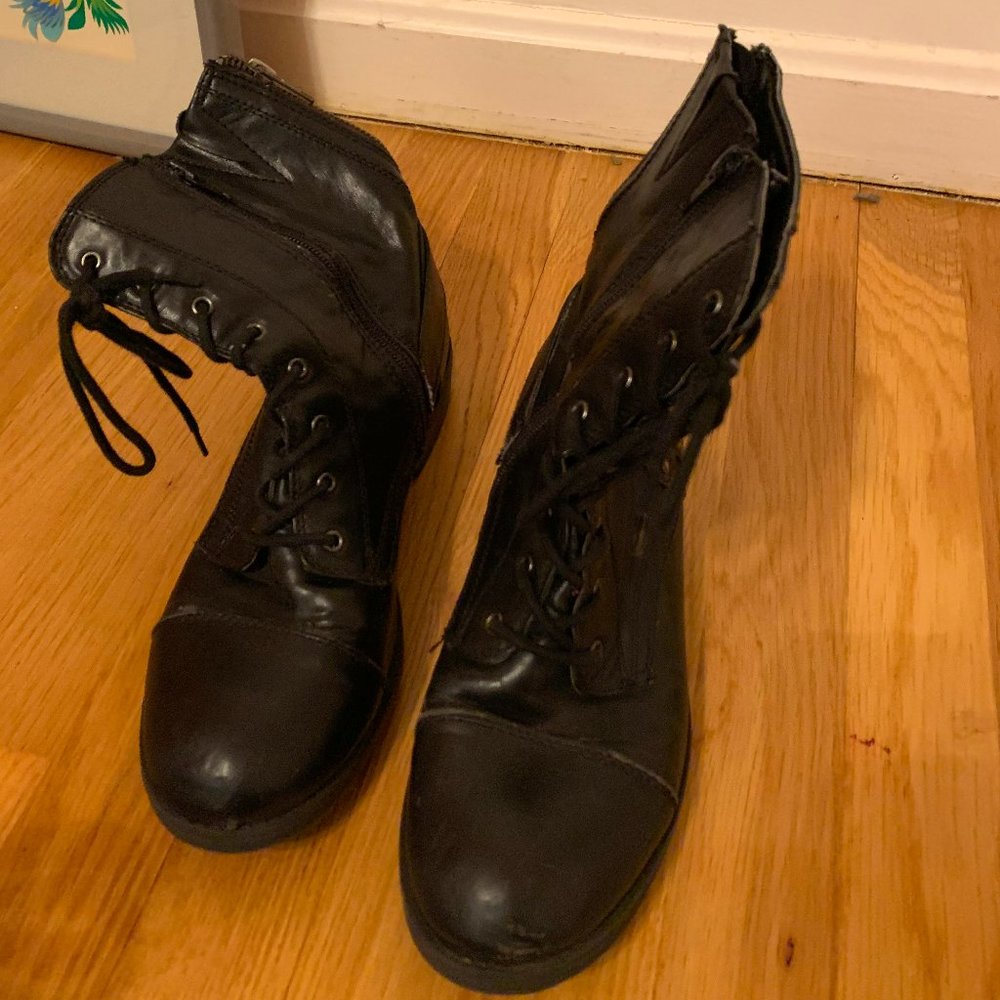 Black Combat Boots